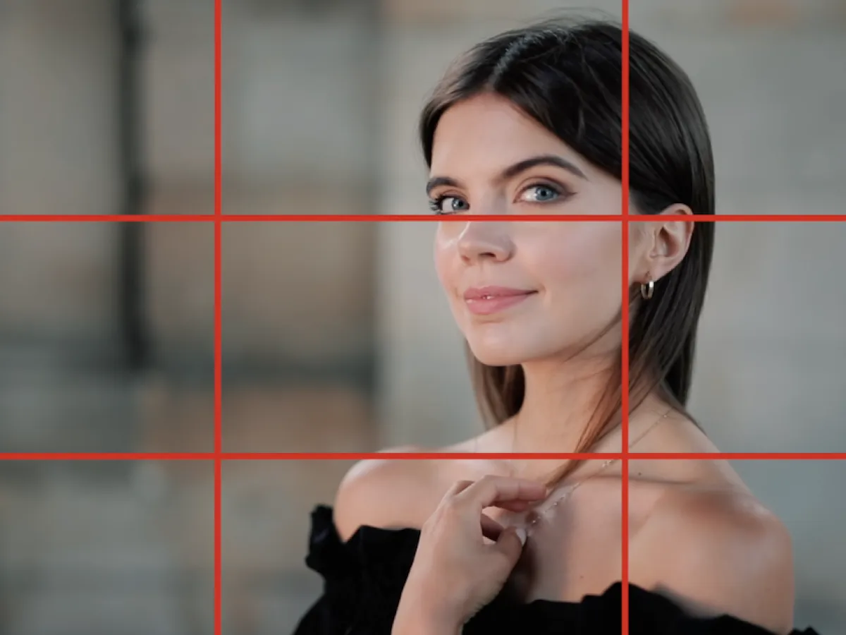 zasada tr&oacute;jpodziału w fotografii, dobre tło do zdjęć portretowych