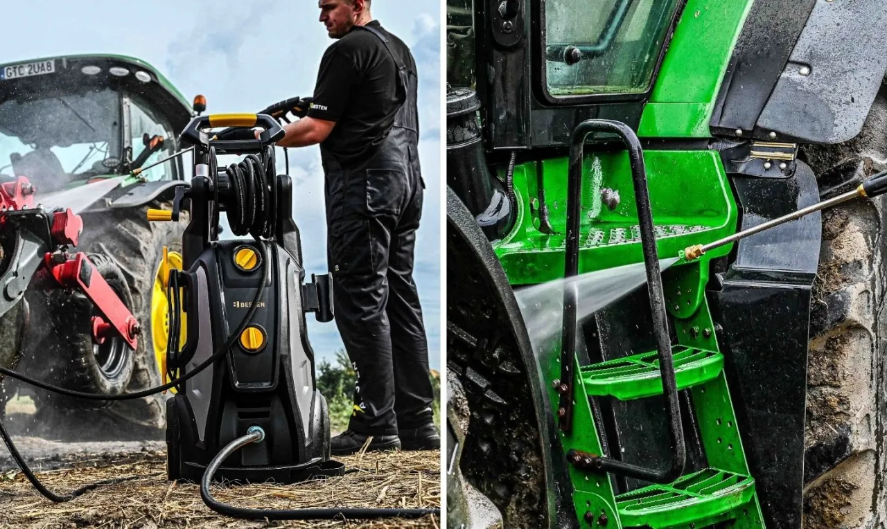 profesjonalna myjka ciśnieniowa rolnicza, pompa mosiężna