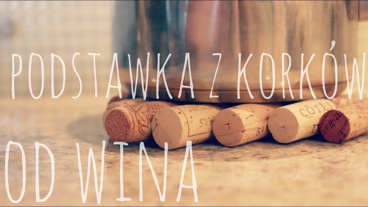 diy podkładki z korków wina