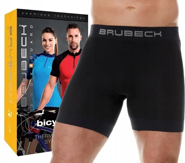 Męska bielizna rowerowa z wkładką, różne typy