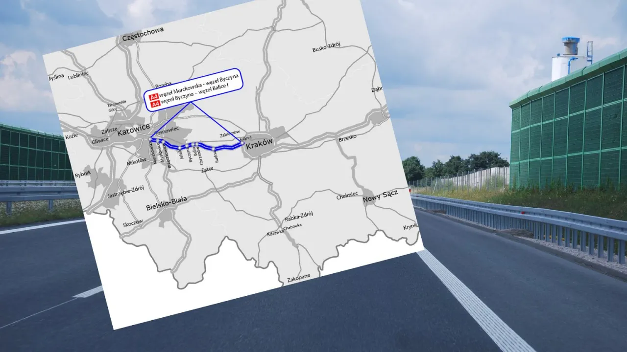 Miejsca Obsługi Podr&oacute;żnych A4 Krak&oacute;w Rzesz&oacute;w