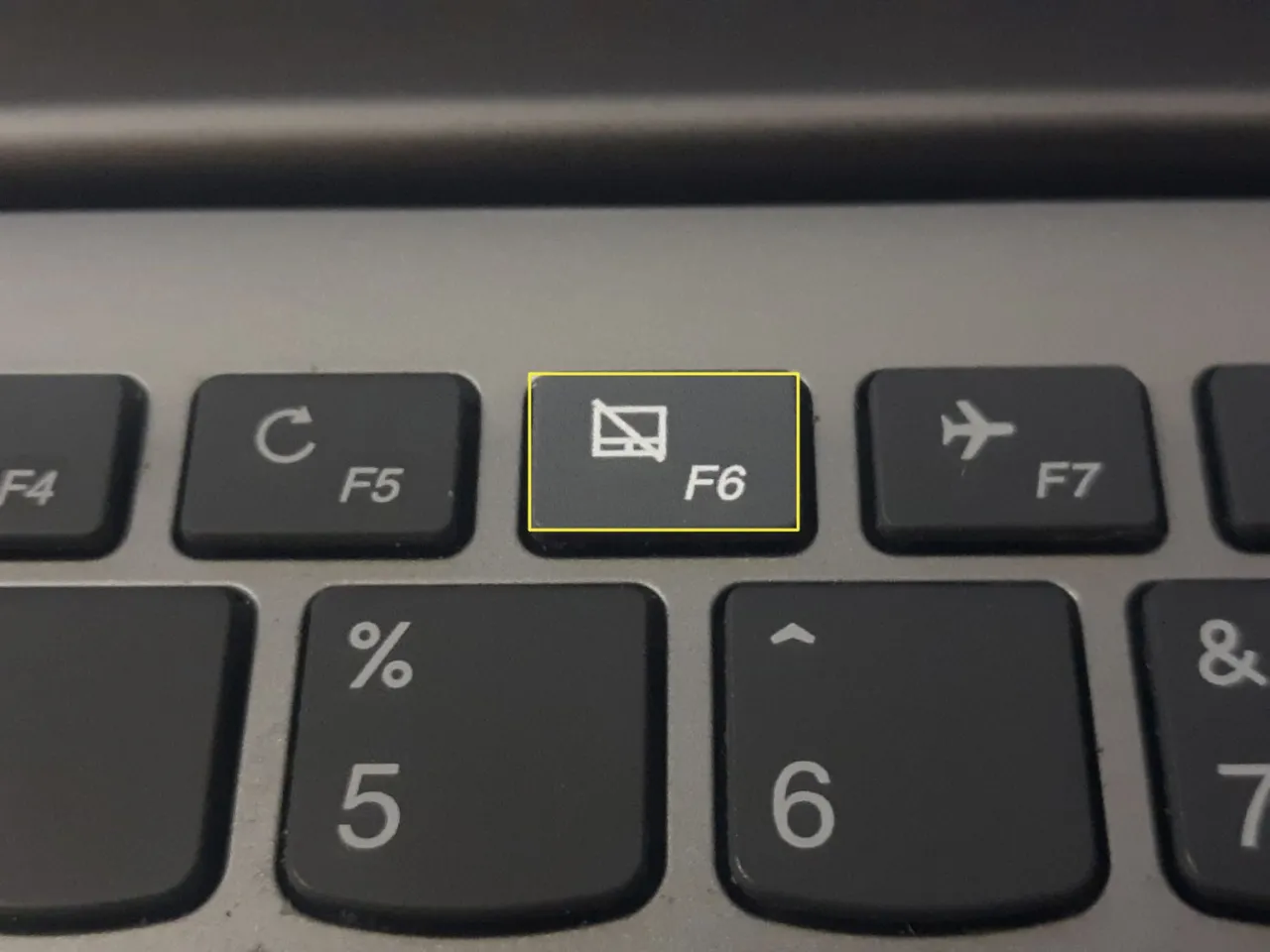 Lenovo keyboard Fn key touchpad icon
