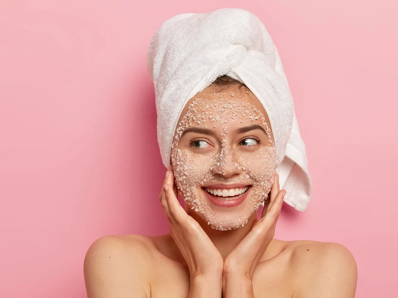 rodzaje peelingów do twarzy infografika