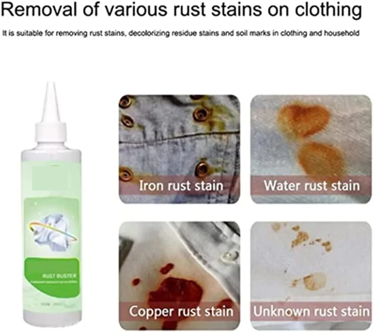 usuwanie rdzy z delikatnych tkanin