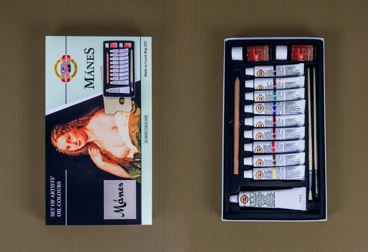 Podstawowy zestaw do malarstwa olejnego