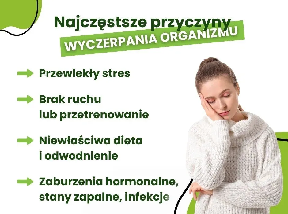 objawy zmeczenia psychicznego infografika