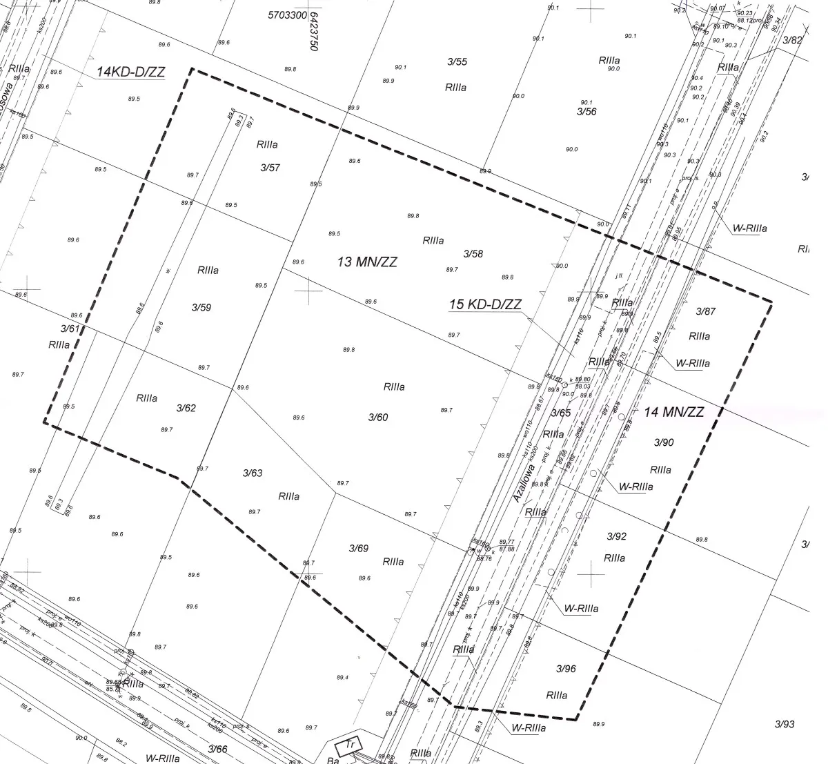 mapa do celów projektowych
