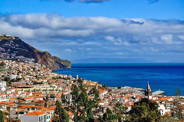 panoramiczny widok na Funchal Madera