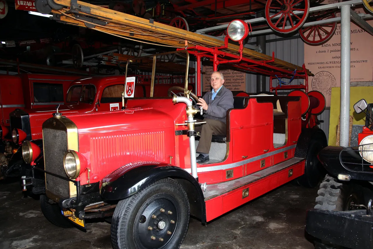 Mercedes strażacki Alwernia 1926