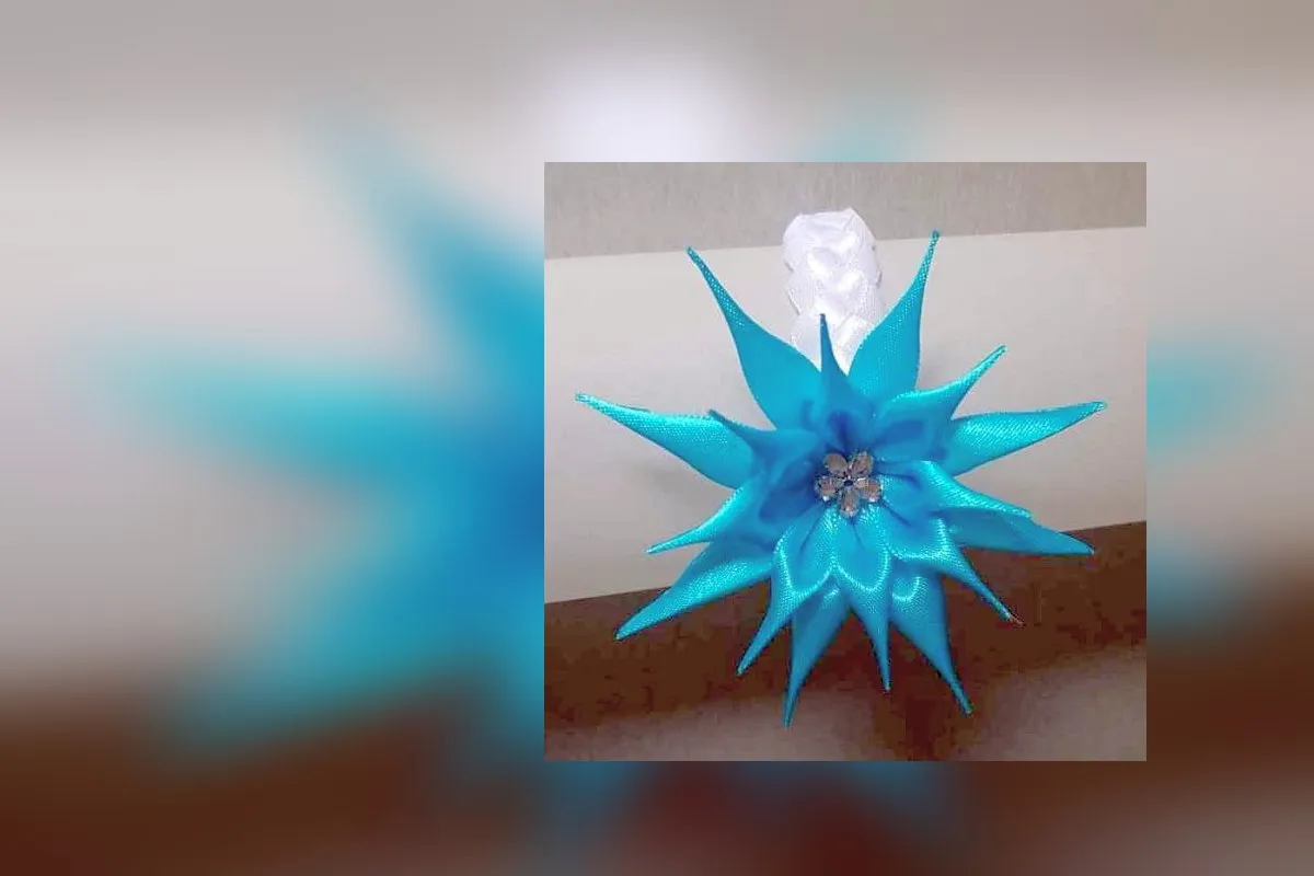 proste ozdoby z satynowej wstążki dla początkujących