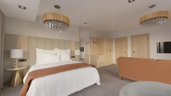 Nowoczesny hostel wnętrze Polska