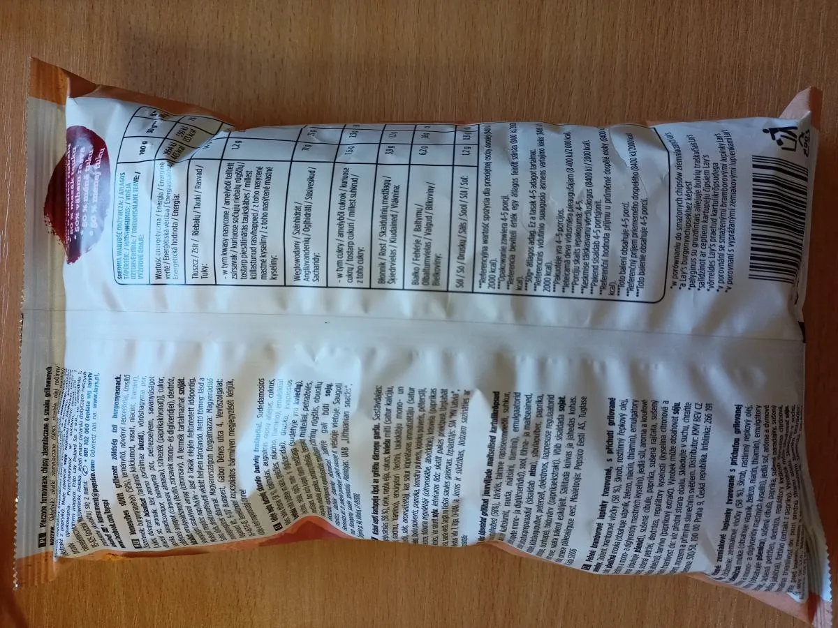 Zdjęcie Lay's Oven Baked: Ile kalorii i czy to zdrowsza alternatywa?