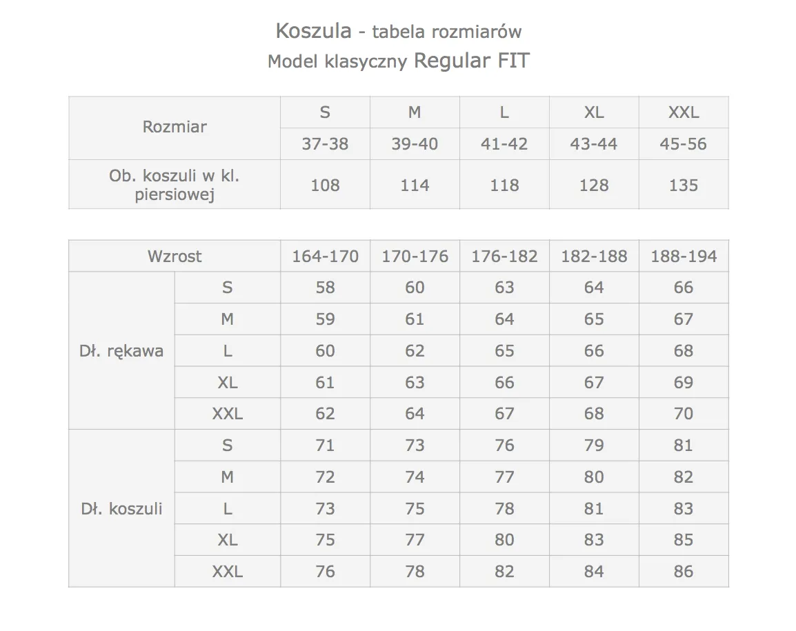 Zdjęcie Koszula 42 jaki to rozmiar? Sprawdź, co oznacza dla Ciebie
