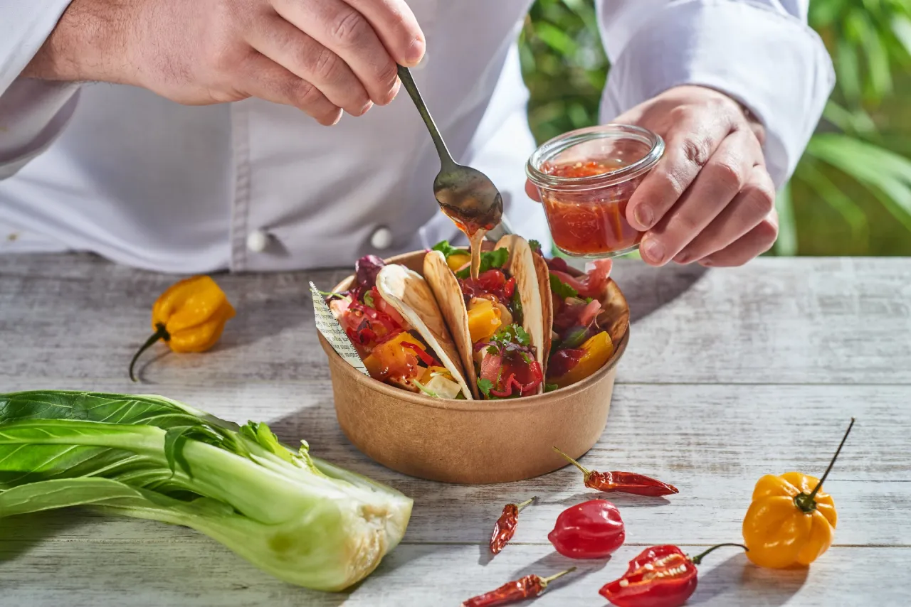 Zdjęcie Słodki sos chilli - Oryginalny smak z nutą słodyczy