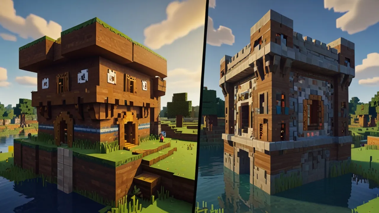 Zdjęcie Stwórz niesamowite arcydzieło w Minecraft: Domy krok po kroku