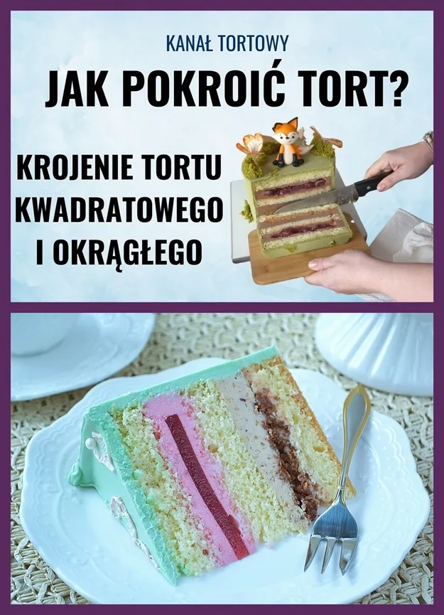 Zdjęcie Jak pokroić tort prostokątny, aby uniknąć kruszenia i zniszczenia dekoracji