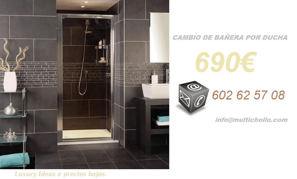 Zdjęcie Cambiar ba&ntilde;era por ducha: gu&iacute;a completa, costes y plazos (24h)