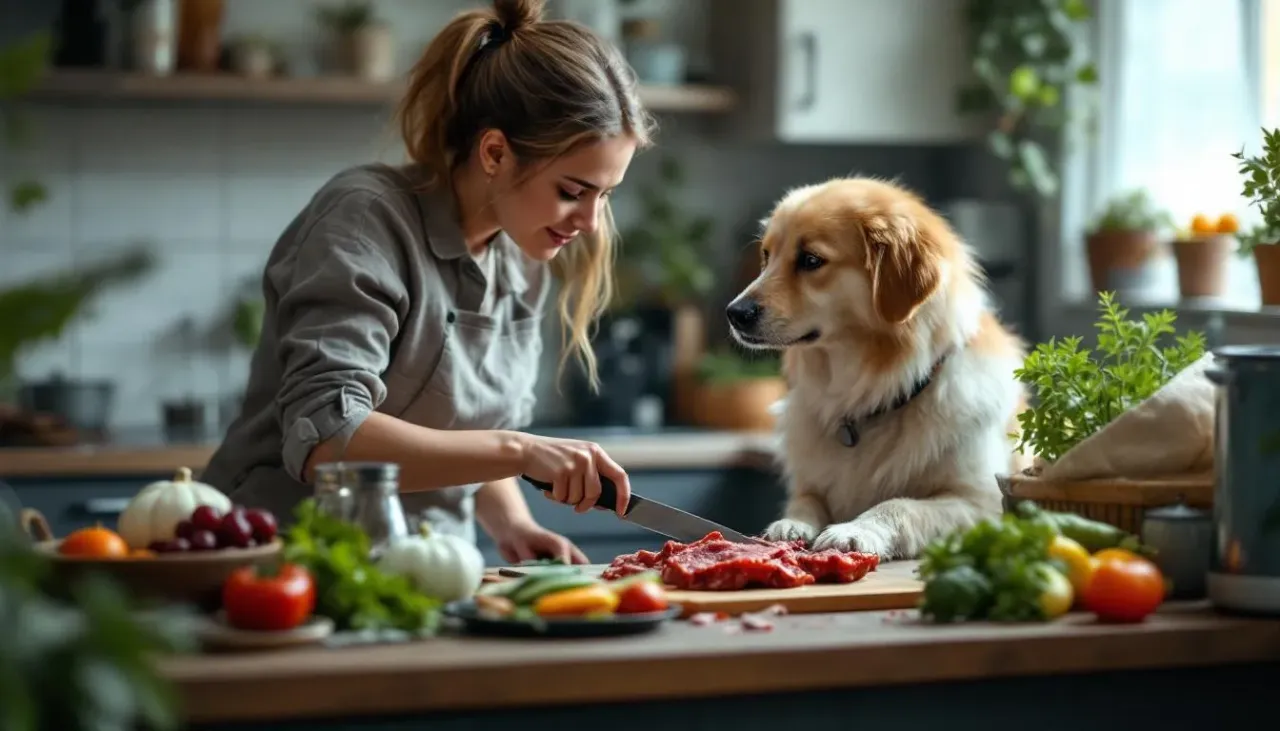 Zdjęcie Czy pies może jeść gotowane mięso? Bezpieczeństwo i przepisy