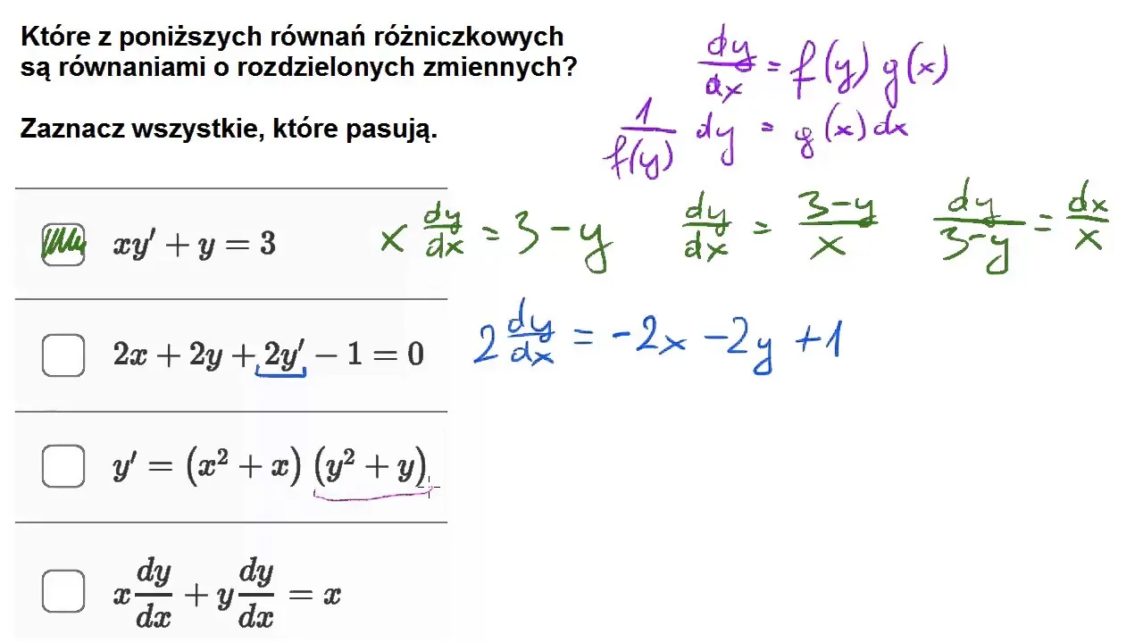 Zdjęcie Jak rozwiązać równanie różniczkowe? Sprawdzone metody i przykłady
