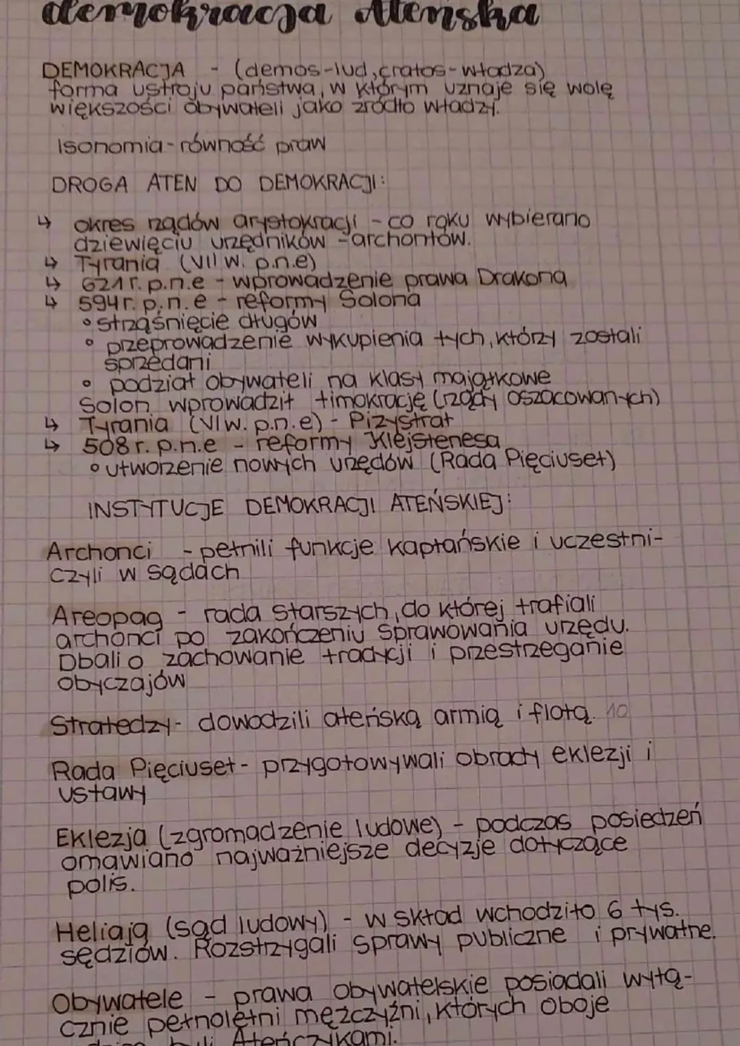 Zdjęcie Wyjaśnij na czym polegała demokracja ateńska i jej wpływ na świat
