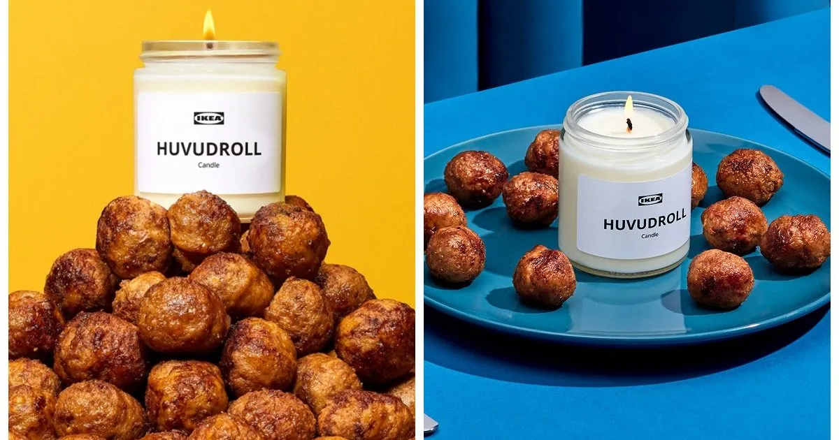 Zdjęcie Świeczka o zapachu klopsików Ikea – wyjątkowy aromat, którego nie kupisz w Polsce