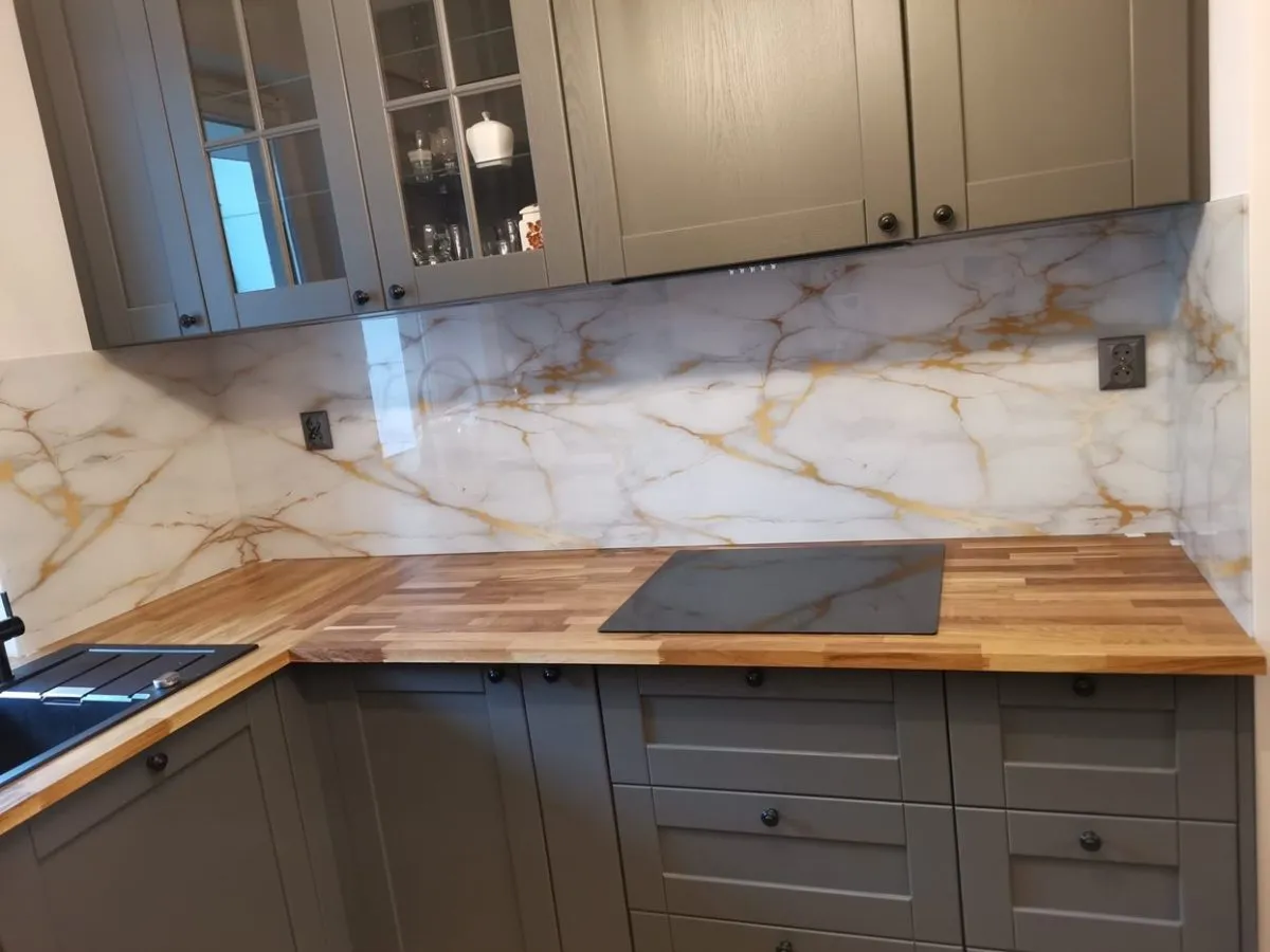 Montaż szkła w kuchni