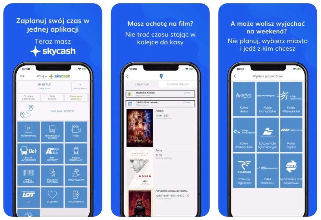 Porównanie aplikacji komunikacji miejskiej