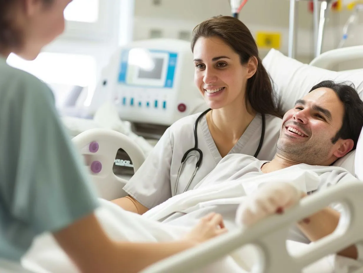 Opiekun medyczny w szpitalu