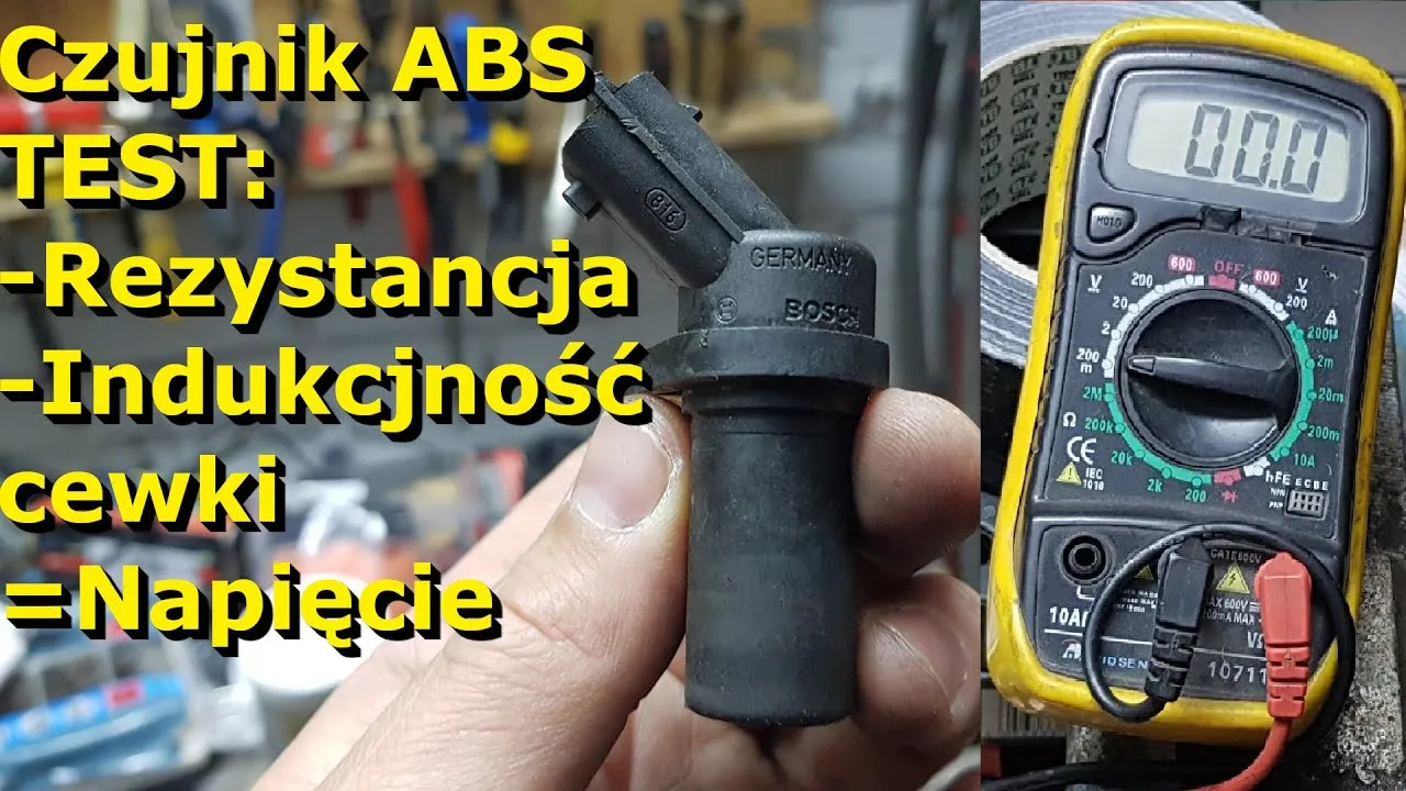 Jak sprawdzić czujnik ABS pasywny multimetrem schemat
