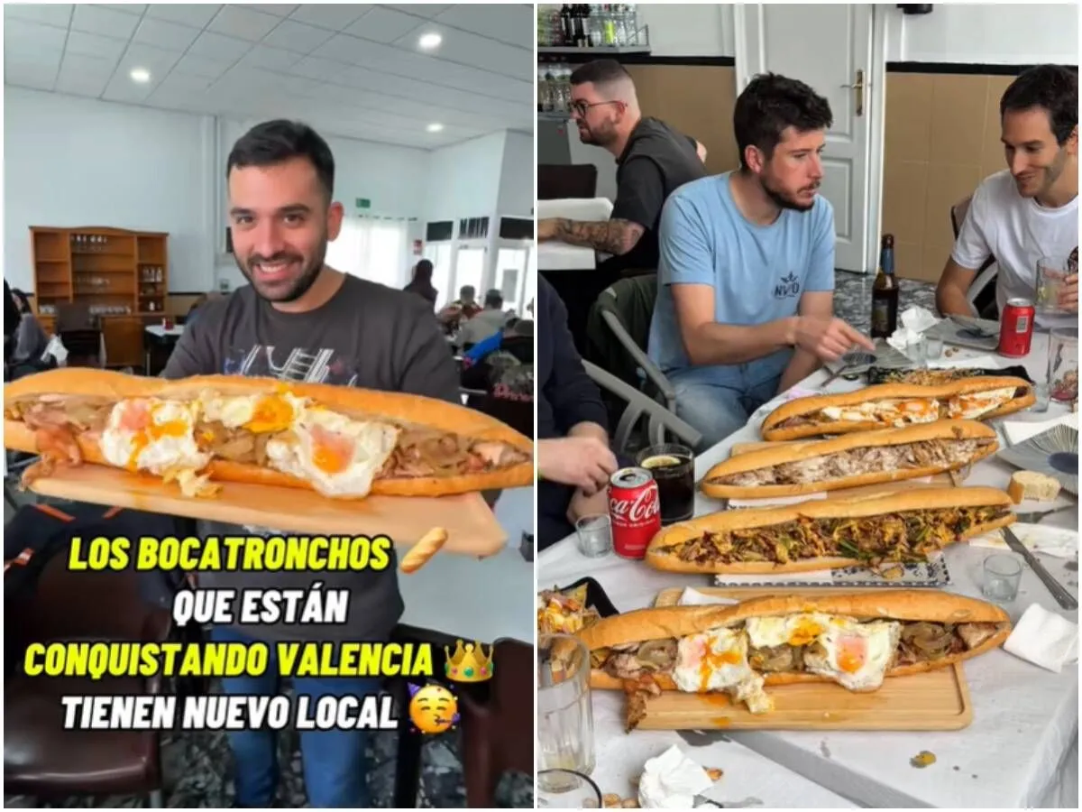 bocadillo esmorzaret valenciano gigante