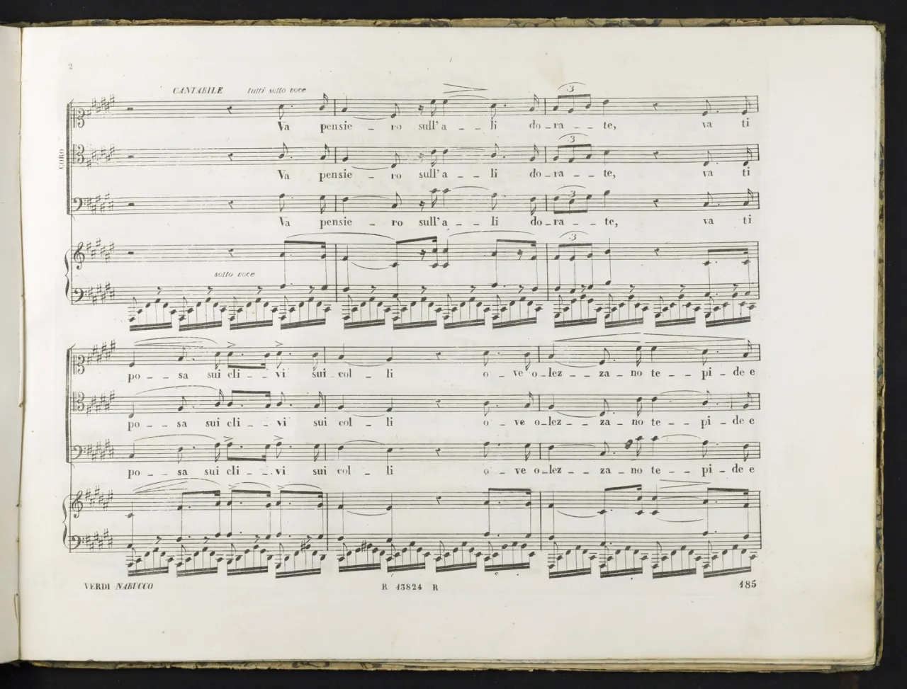 Giuseppe Verdi Nabucco partytura