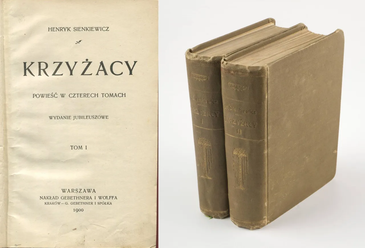 Sienkiewicz Krzyżacy książka okładka