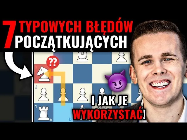 najczęstsze błędy początkujących w szachach