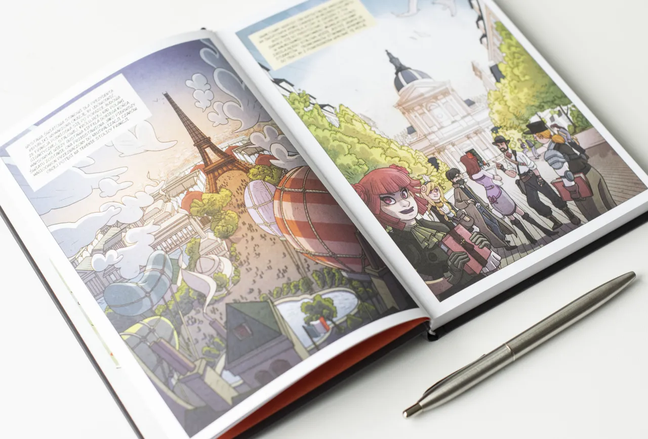 Komiks paragrafowy interaktywna historia