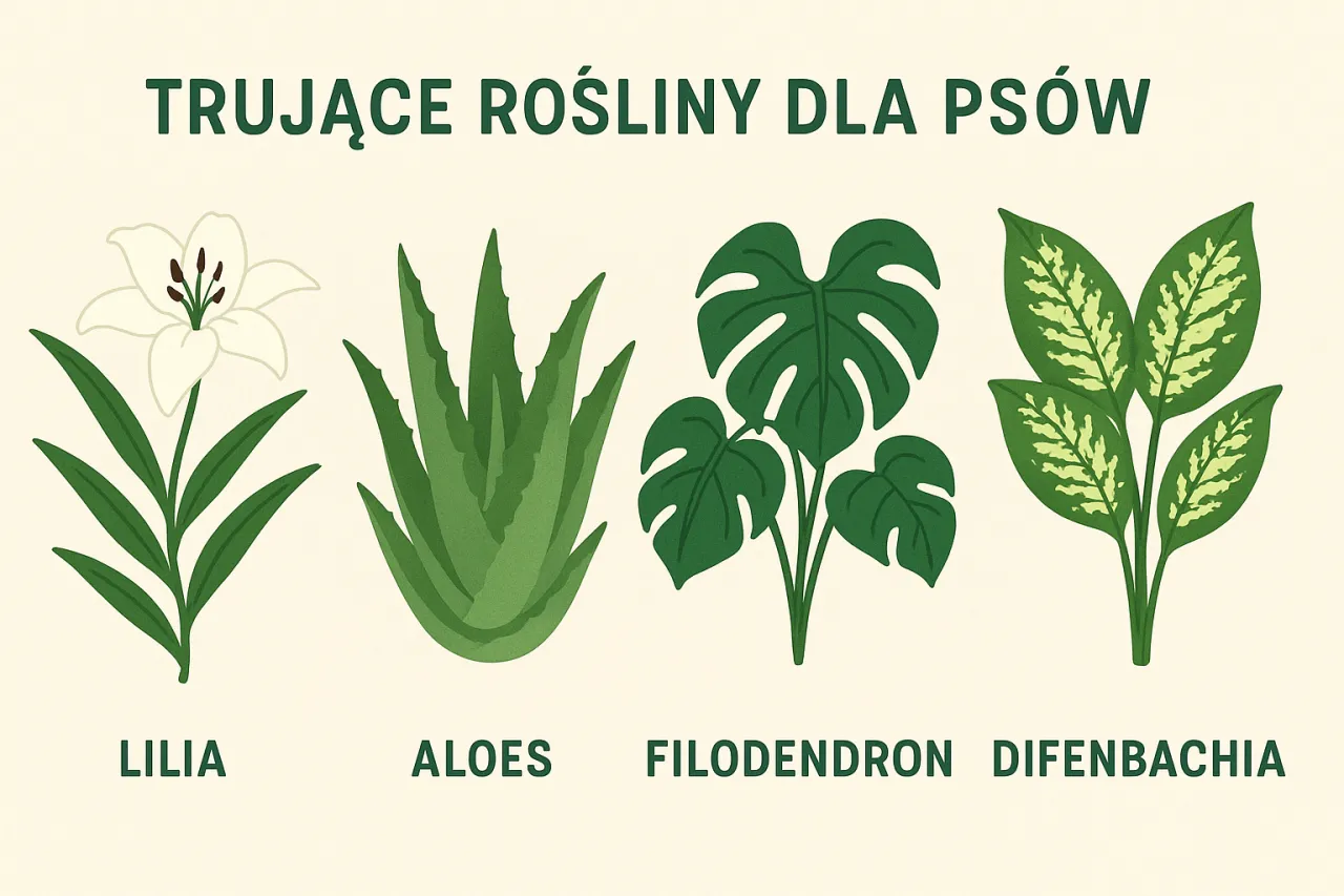bezpieczne rośliny doniczkowe dla psa