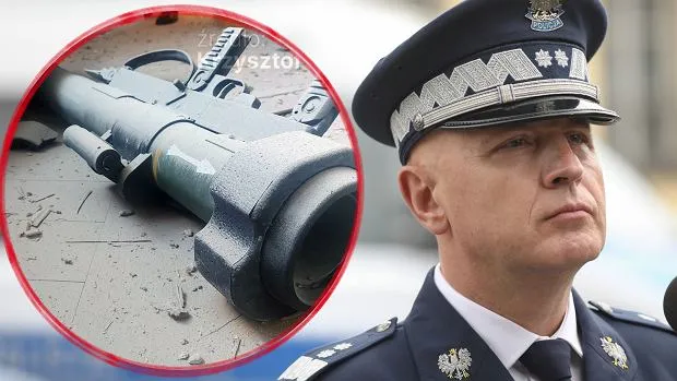 Zdjęcie Eksplozja granatnika w komendzie policji: szczegóły sprawy komendanta
