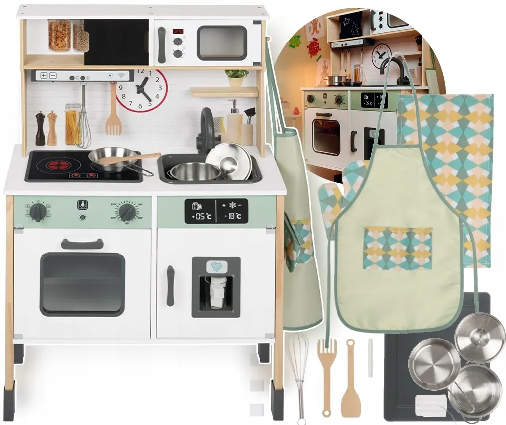 drewniana kuchnia domek kolejka Lidl