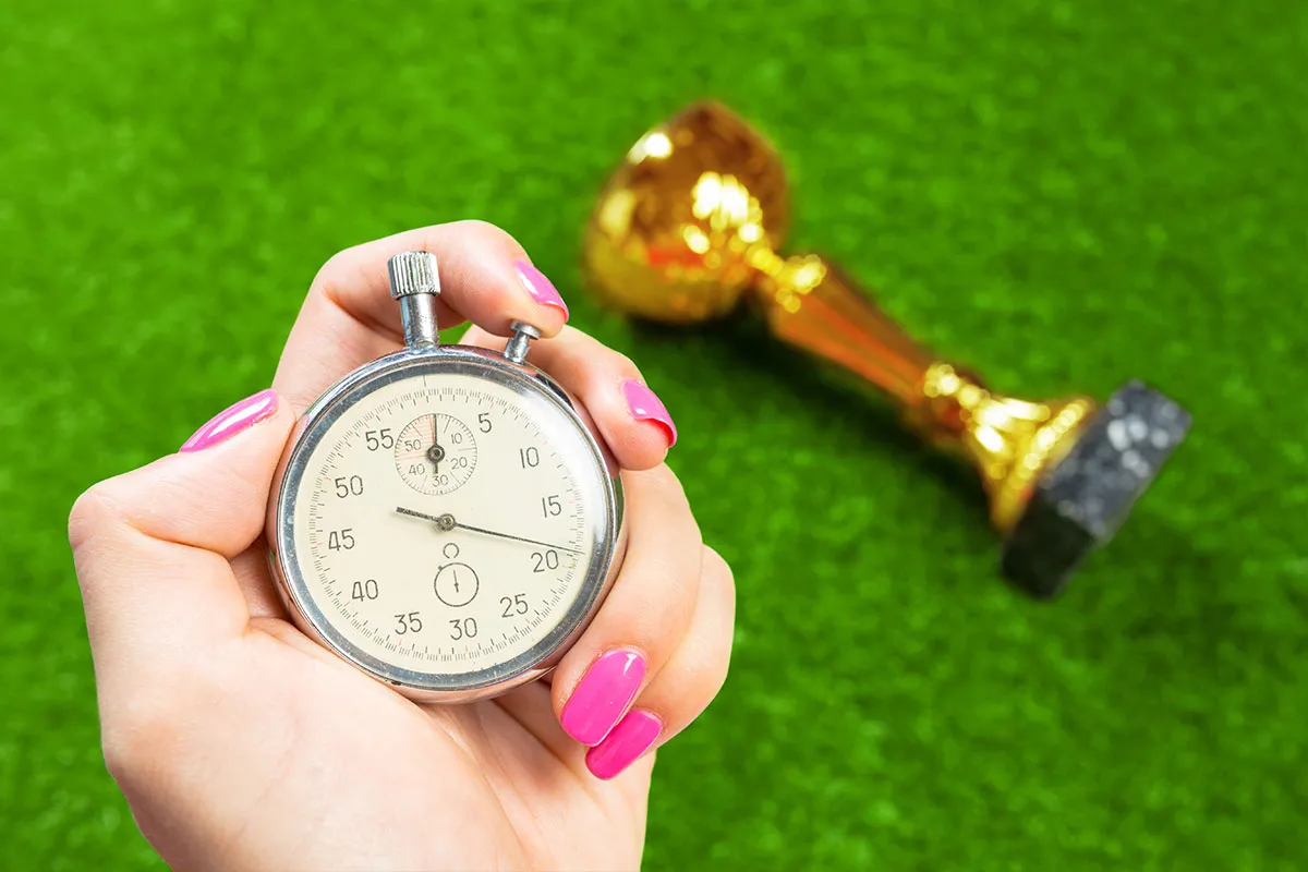 zegar meczu piłki nożnej 90 minut