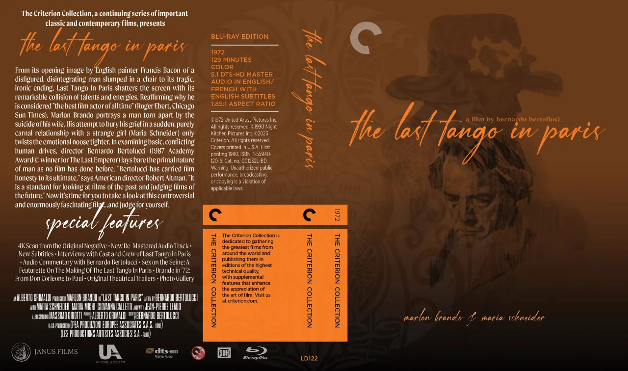 Ostatnie tango w Paryżu plakat