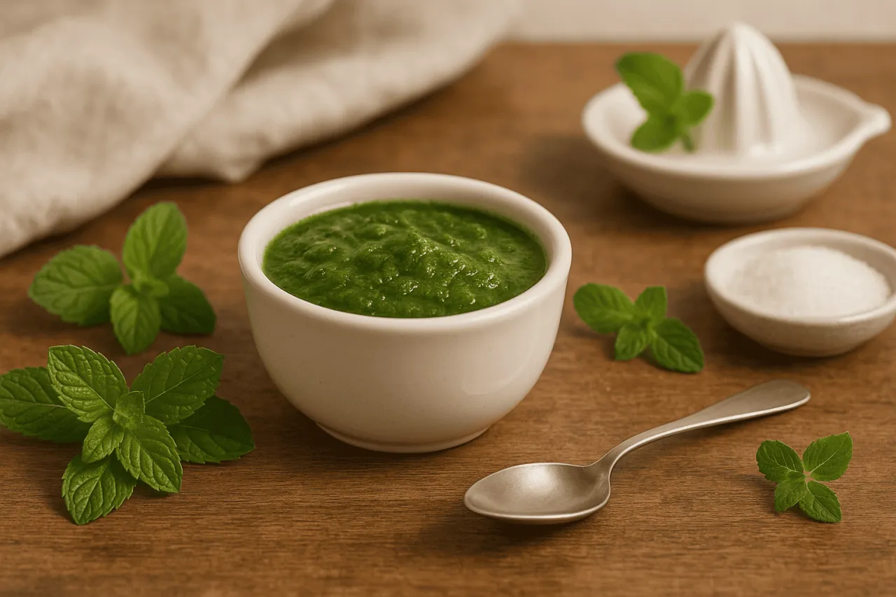 Sos miętowy angielski przepis składniki