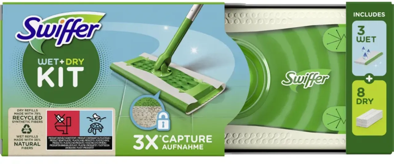 Swiffer mop na panelach podłogowych