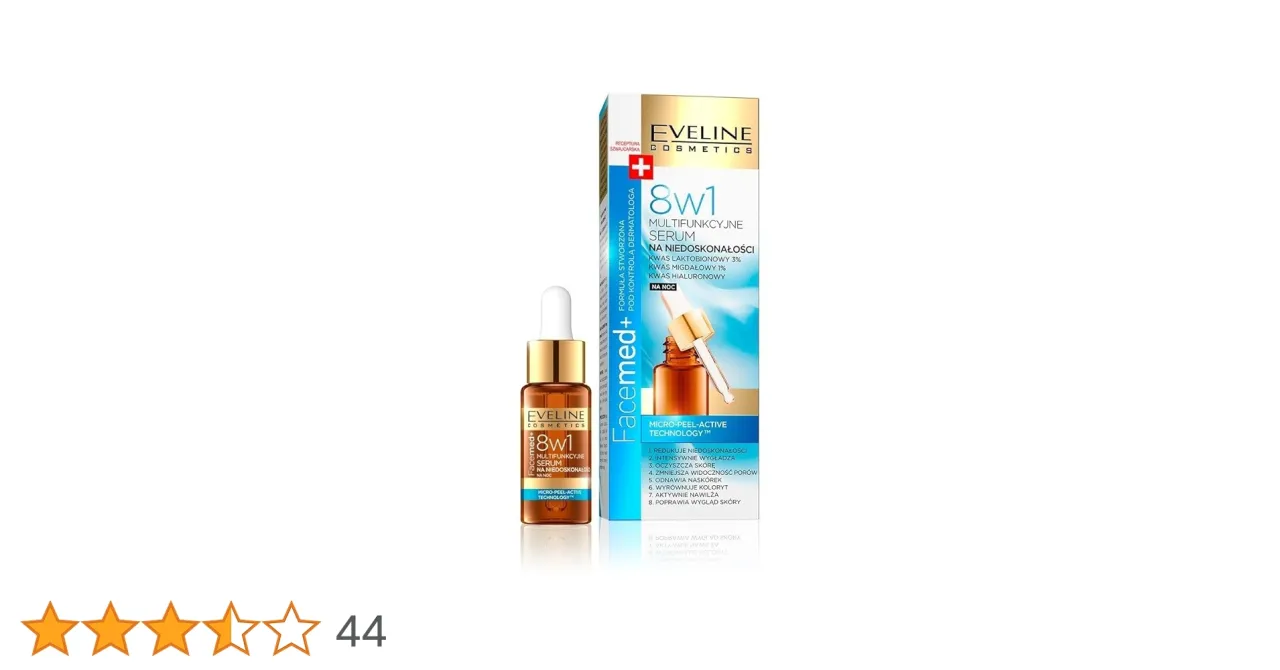 recenzje serum Eveline 8w1 na niedoskonałości