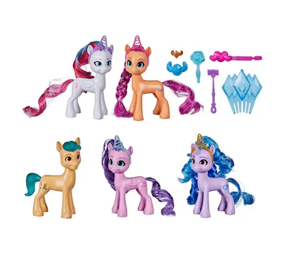 Rodzaje zabawek My Little Pony figurki zestawy interaktywne