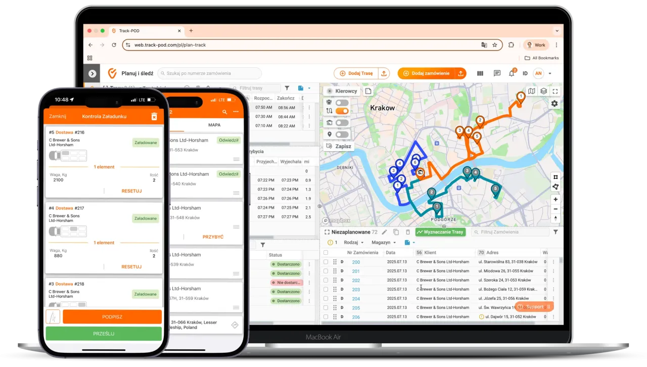 System TMS zarządzanie transportem