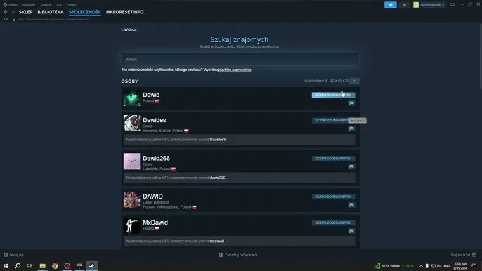 Steam dodawanie znajomych z gry