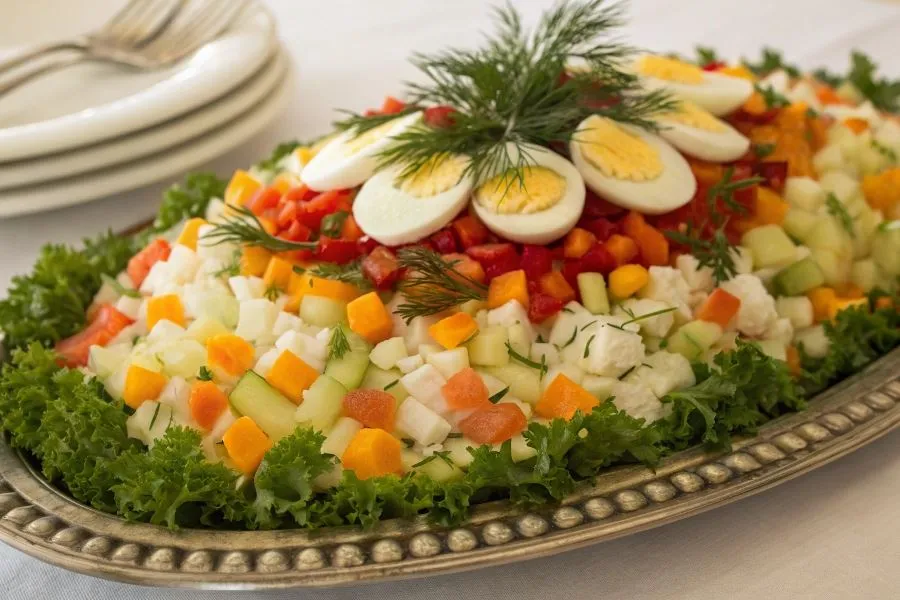 Sałatki urodzinowe nowoczesne