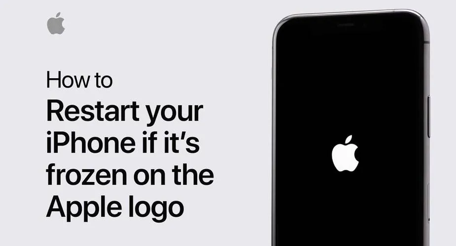 iphone zawieszony twardy reset logo apple