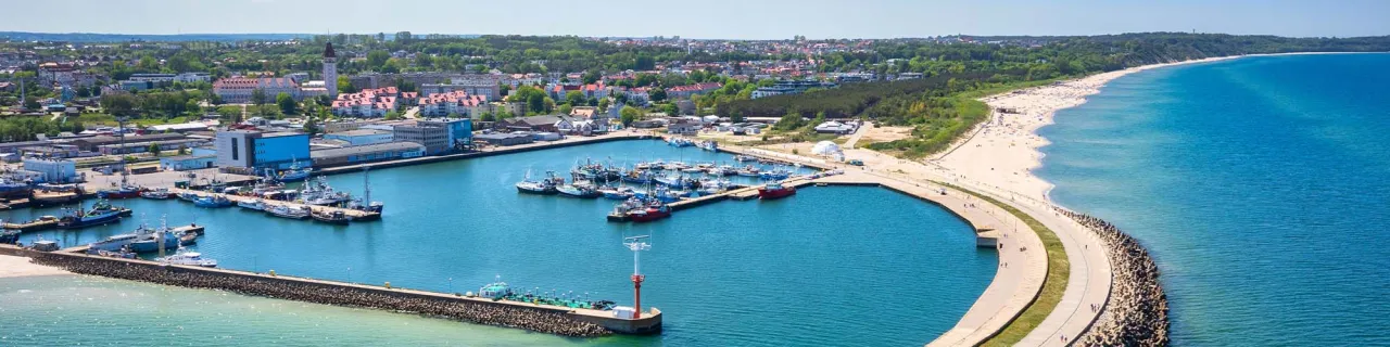 Różnorodne miejsca polskie wybrzeże