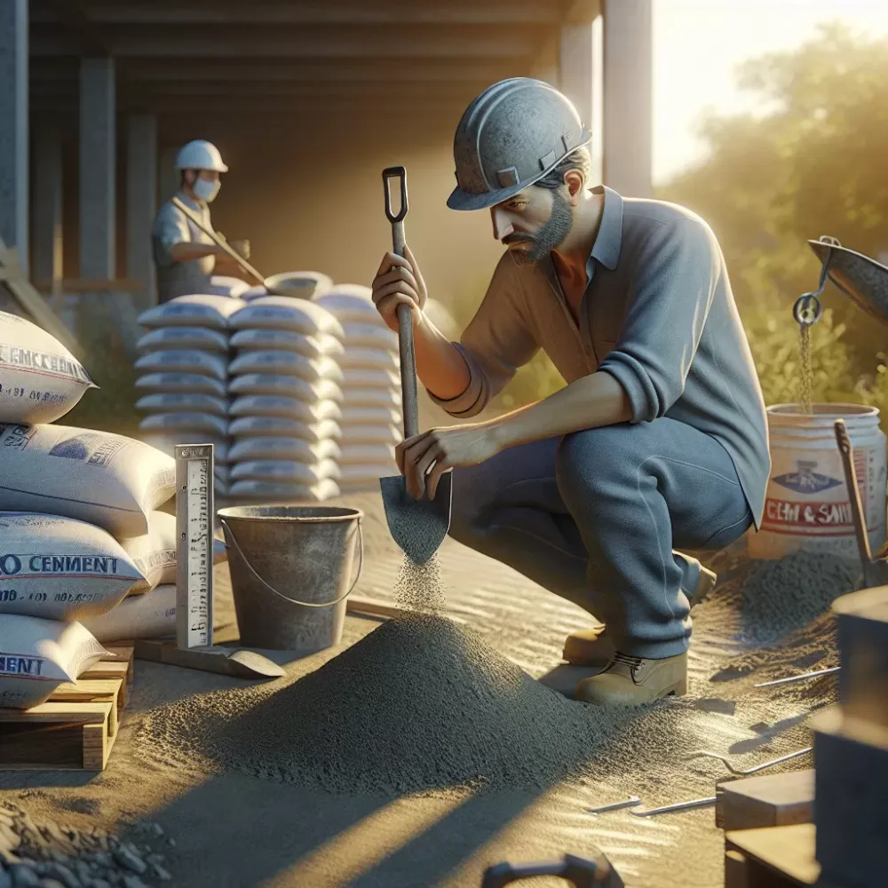 Zdjęcie Jak rozrobić cement z piaskiem - uniknij najczęstszych błędów