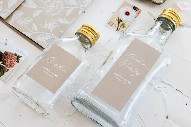 regionalne nalewki buteleczki wesele